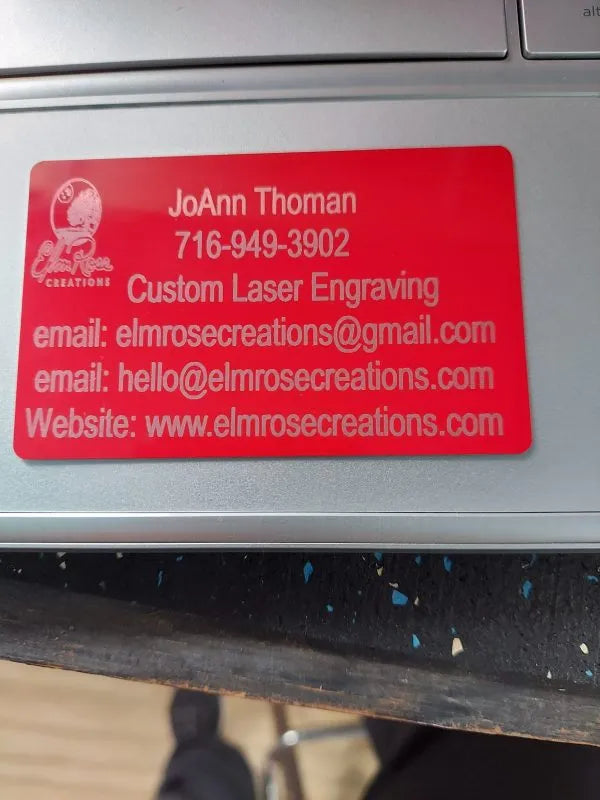 Metal business cards