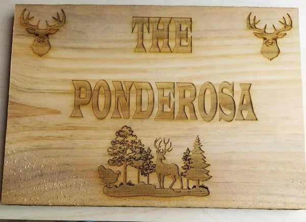 Signs for house/cabin