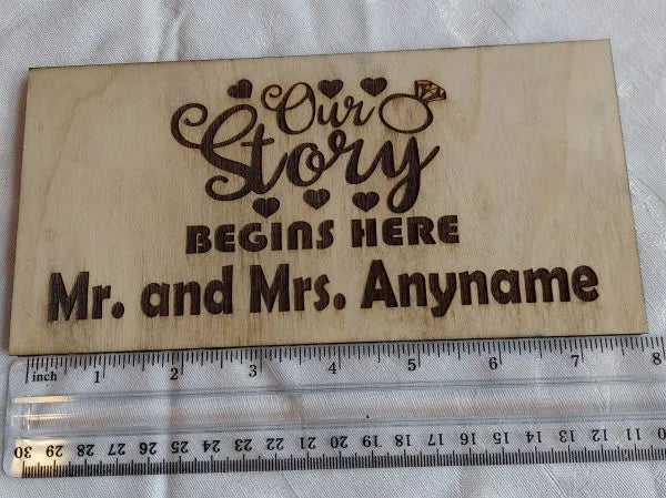 Wedding sign