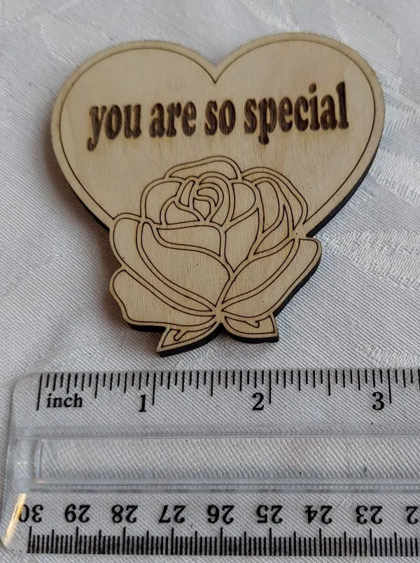 You are so special wooden heart